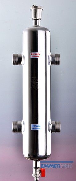 Decoupling tank Coupling tank floor heating wall hanging furnace 304 stainless steel mixing tank Hydraulic pressure divider balancer mixing tank