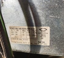 RF2C-146 180K205DSF-0141 EMC fan RF3D-146 180 K506 DSF-2326