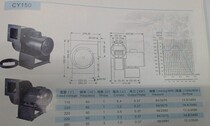CY150 Taiwan 370W exhaust fan blower cooling fan Centrifugal multi-wing fan pumping low noise row