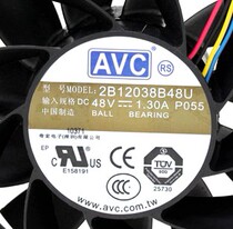 AVC 12038 48V 1 3A 12CM 12CM inverter Large air volume fan 2B12038B48U