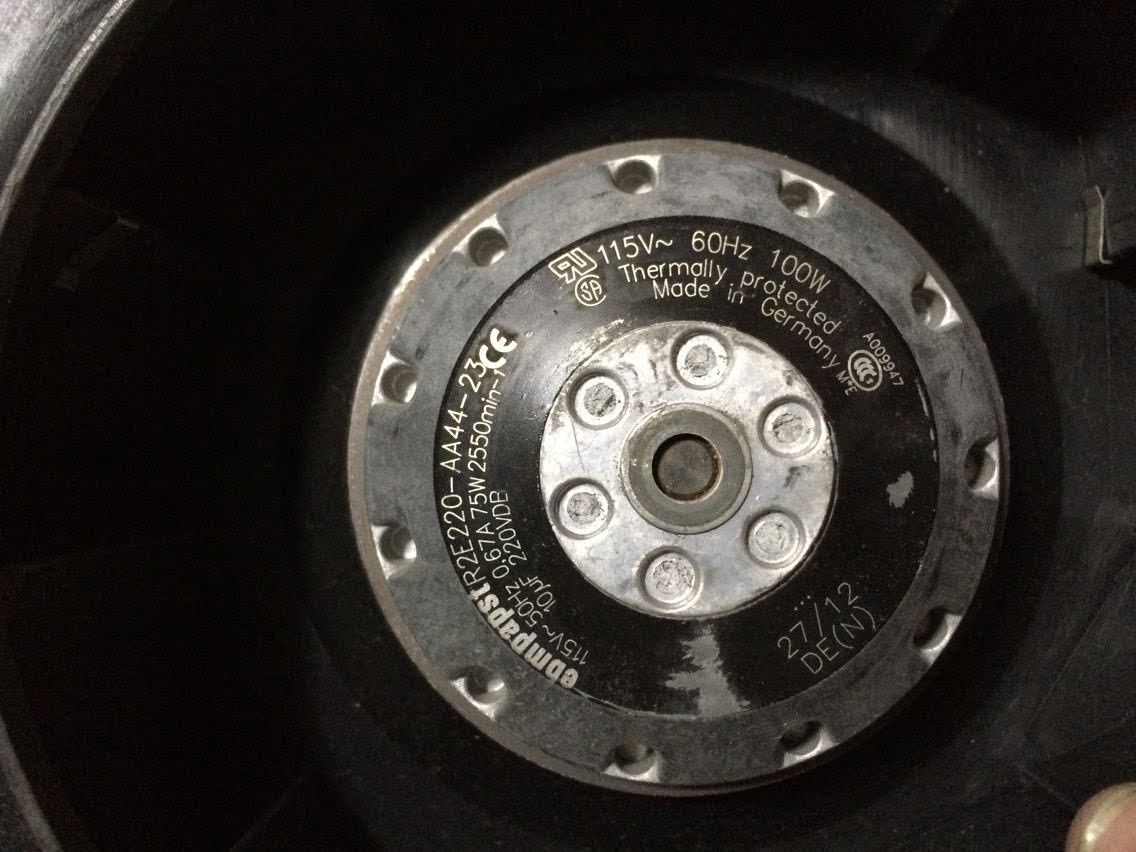 ebmPAPST centrifuge R25092N-23W-B21 fan 220V 115V R2E220-AA44-Taobao