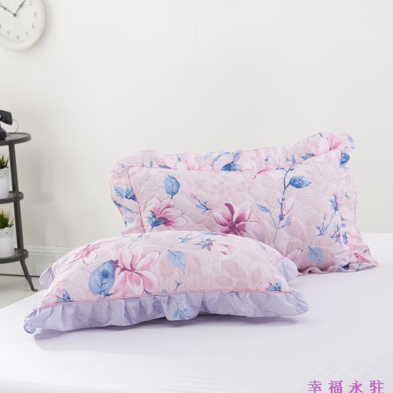 Chần bông trải giường cotton phong cách Châu Âu bedless giường váy mảnh duy nhất cotton cộng với cotton bed cover giường với giường baffle