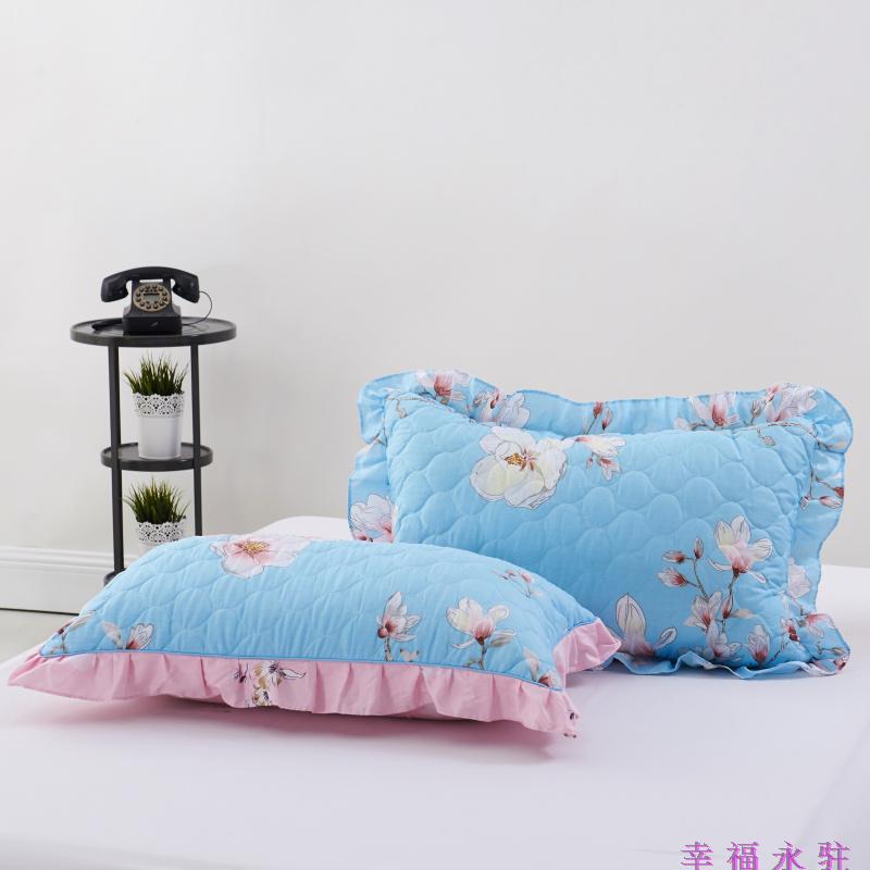 Chần bông trải giường cotton phong cách Châu Âu bedless giường váy mảnh duy nhất cotton cộng với cotton bed cover giường với giường baffle