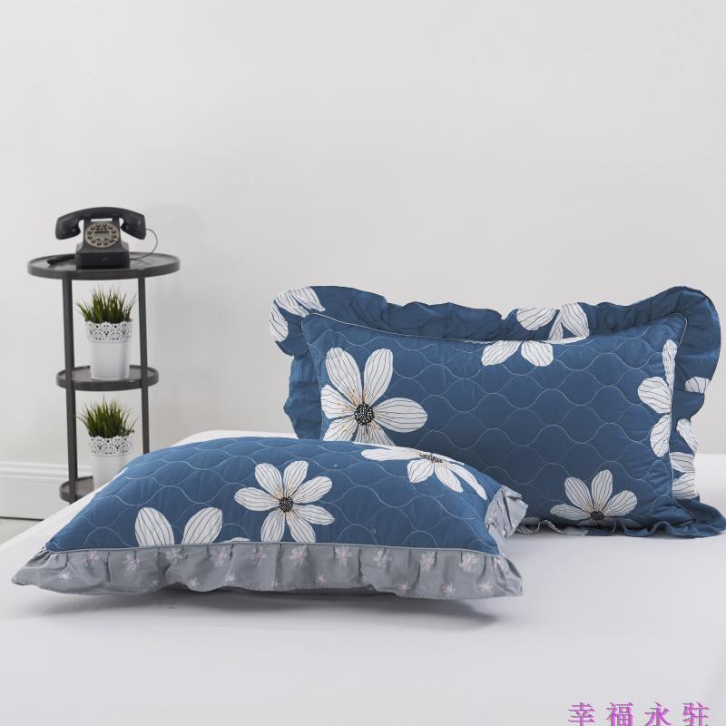 Chần bông trải giường cotton phong cách Châu Âu bedless giường váy mảnh duy nhất cotton cộng với cotton bed cover giường với giường baffle