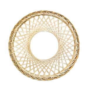 Bamboo Woven Round Hat, a High-Quality Prop for Traditional Chinese Martial Arts Photography and Dance, Can Be Used as a