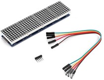 Raspberry pie dot matrix screen module 4 in one display 5P line