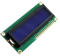 LCD1602A blue screen white LCD LCD screen blue screen with backlight LCD1602