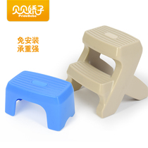 American multifunctional footrest for toddlers double-layer footstool baby anti-skid stool baby bathroom non-skid stool