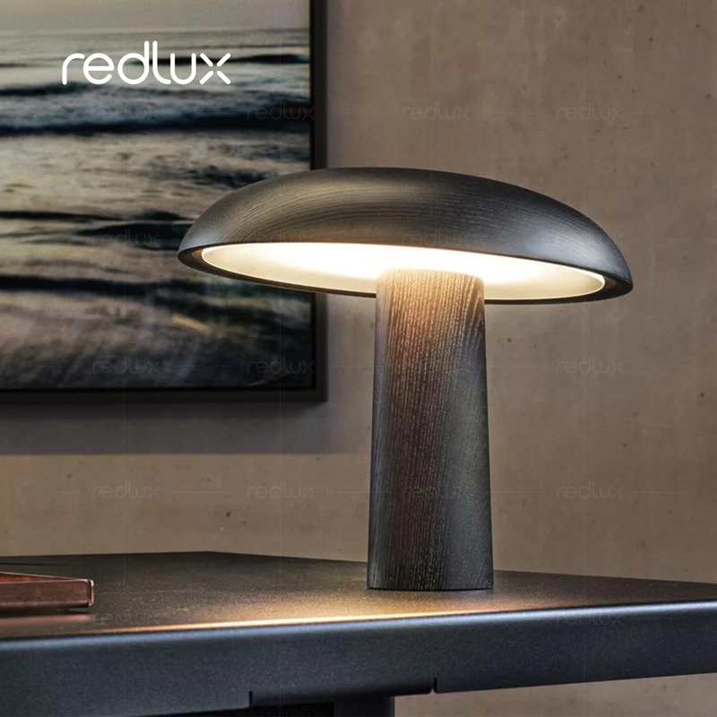 Medieval Style Solid Wood Table Lamp, Personalized Creative Designer Minimalist Bedroom Lamp, Mushroom-Shaped Desktop Lamp for Study Room, Master Bedroom Bedside Lamp Medieval Style Solid Wood Table Lamp, Personalized Creative Designer Minimalist Bedroom Lamp, Mushroom-Shaped Desktop Lamp for Study Room, Master Bedroom Bedside Lamp