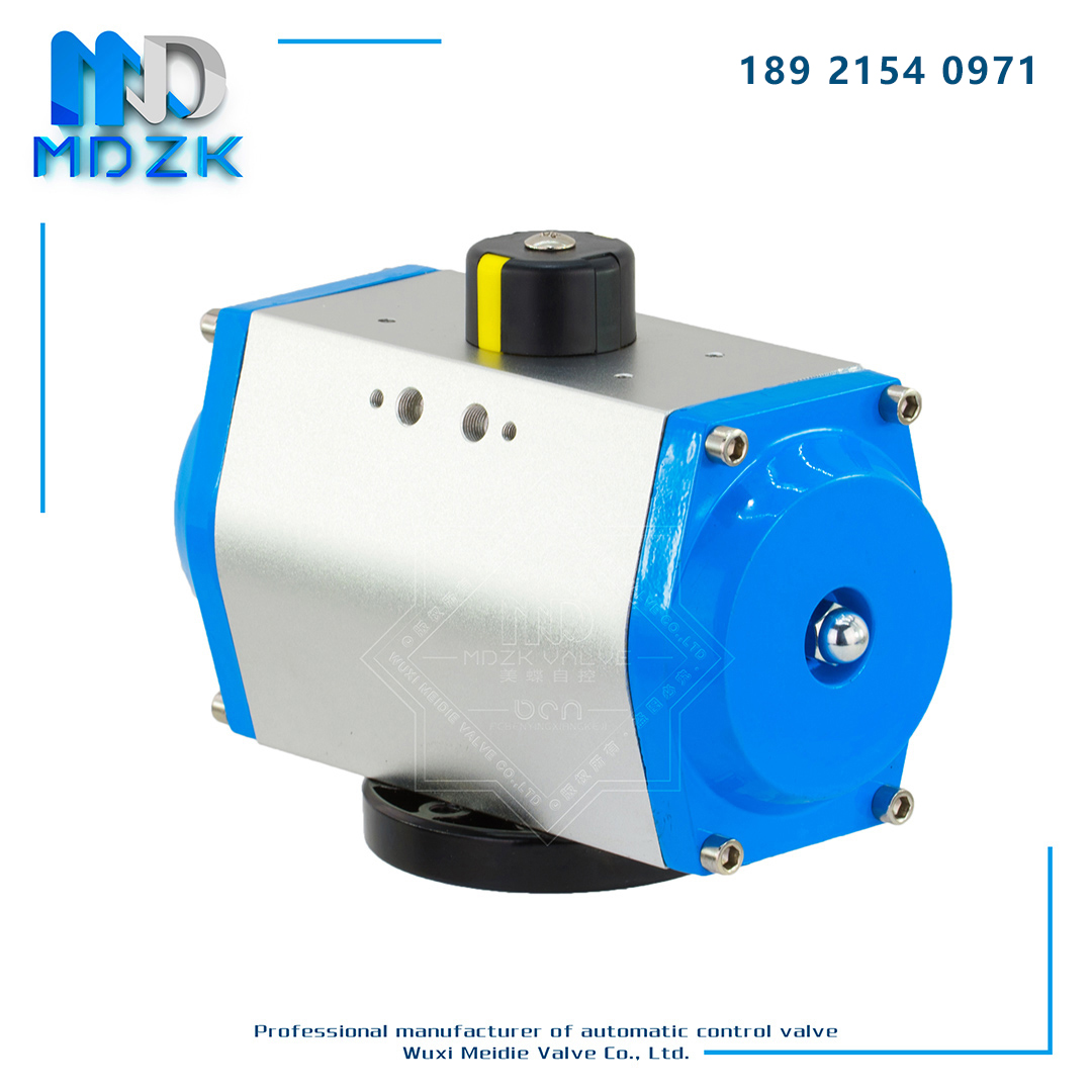 MDZK-GT pneumatically operated pneumatic head pneumatic butterfly valve double acting pneumatic actuator