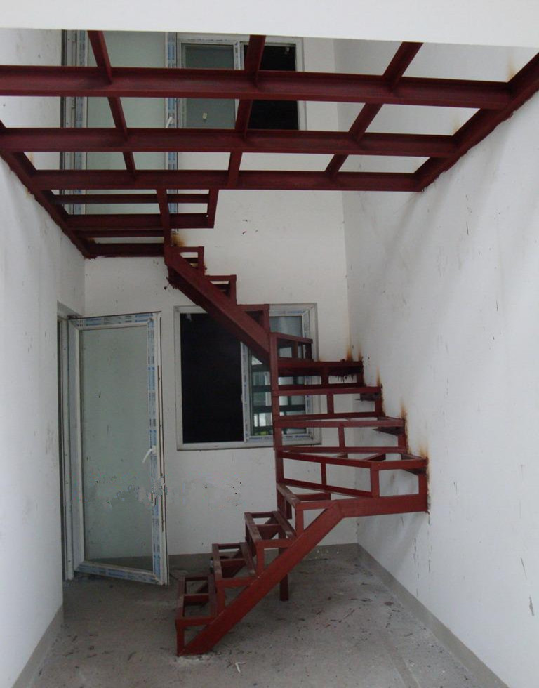 Changsha Stairway Penthouse Steel steel Stairs Channel Steel steel Steel Iron angle Angle Iron Penthouse Warehouse Loft Building