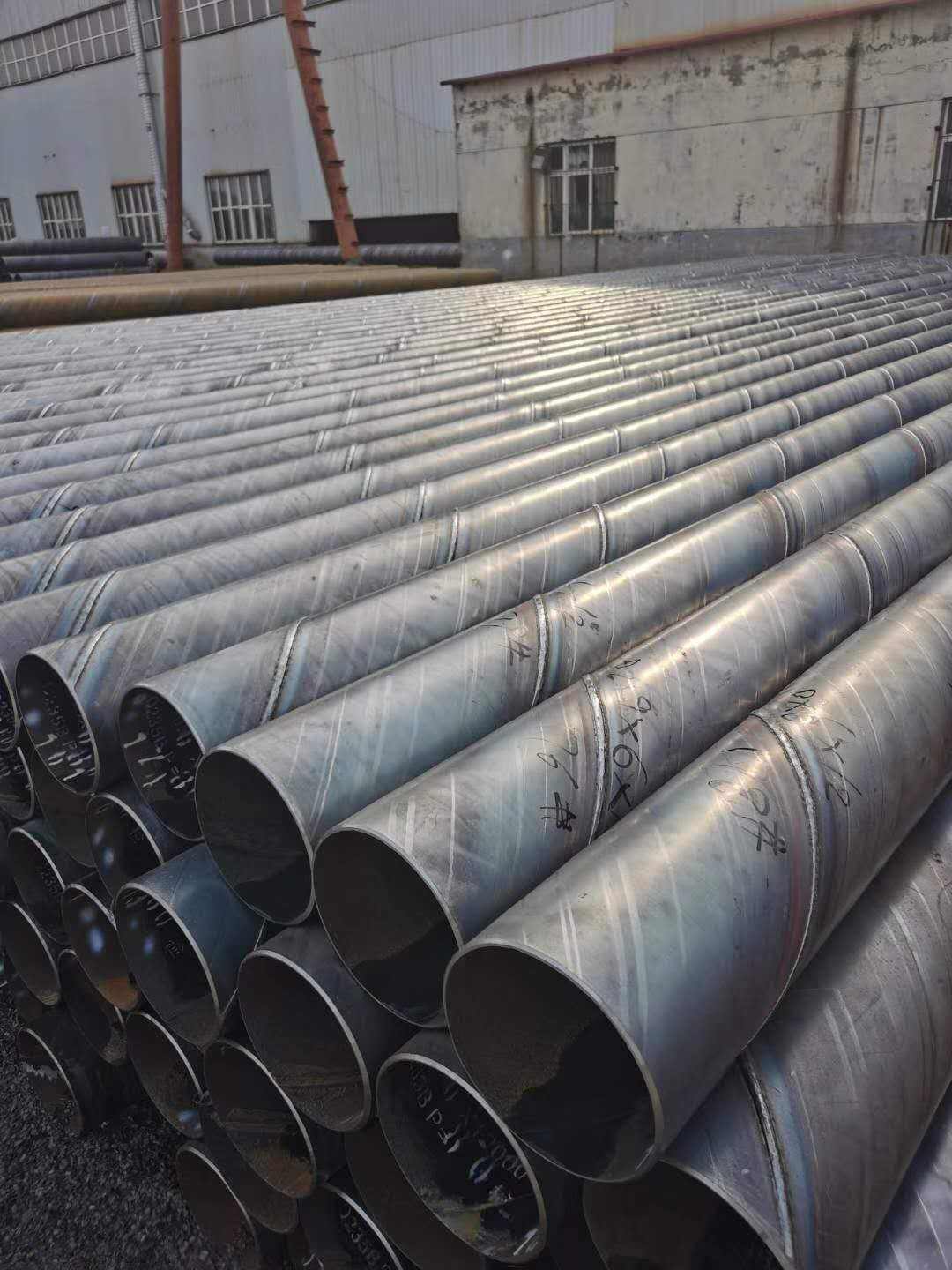 Spiral steel pipe anticorrosion