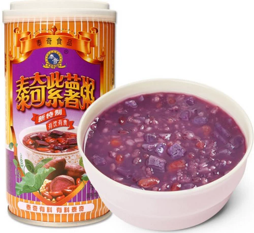 泰奇 Восемь сокровищников Оригинальные ароматы установлены 370 г*12 банок с большим баночным бобовым ароматным соусом фиолетовый картофельный каша быстрая каша