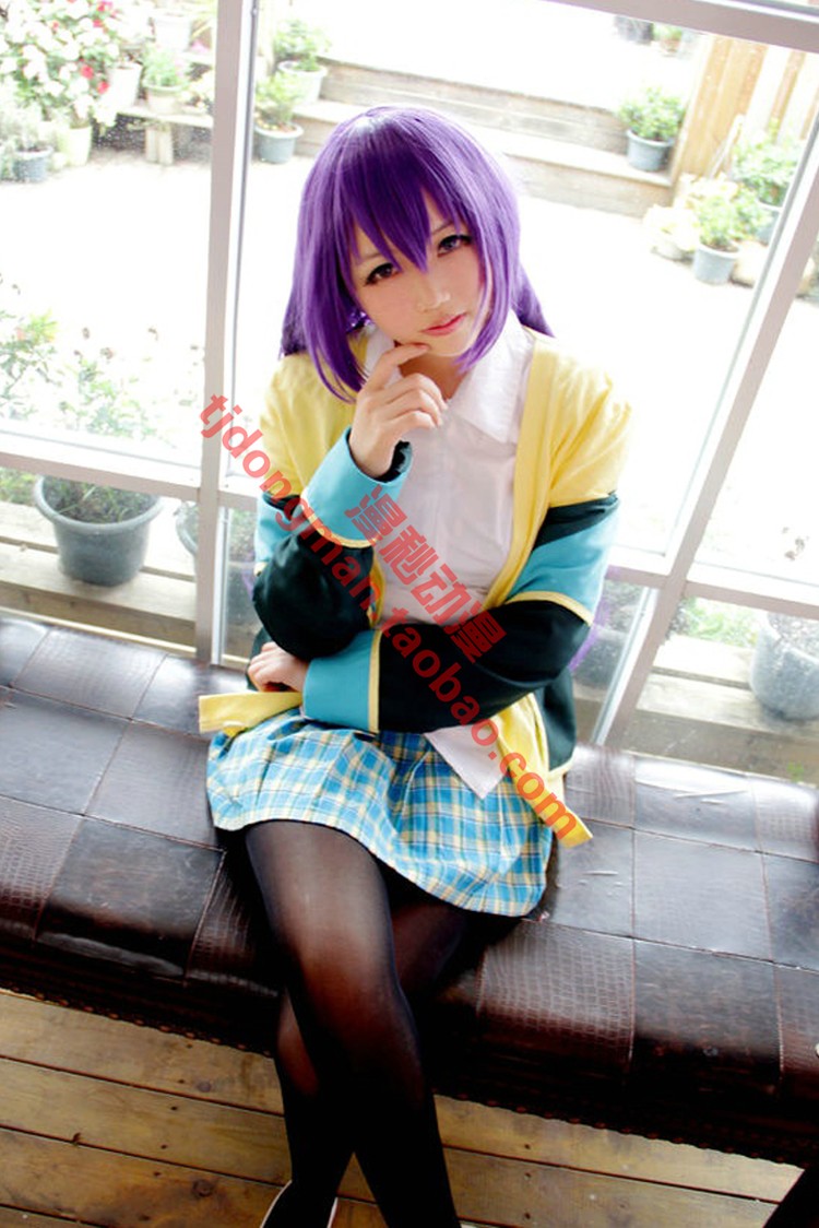 Gj部皇紫音校服水手服cosplay服装承接各种动漫服装定制 Gj部皇紫音校服水手服cosplay服装承接各种动漫服装定制
