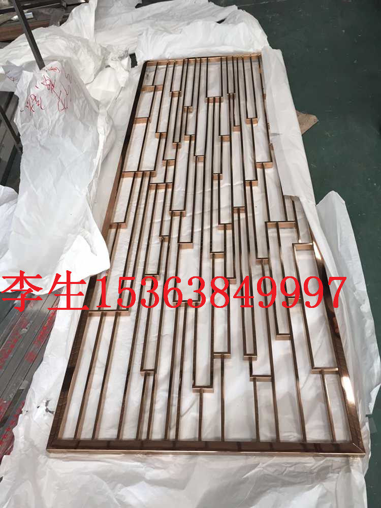 Screen Stainless Steel Hotel Decoration Flavor Divided Home Stainless Steel Screen One Manufactured
