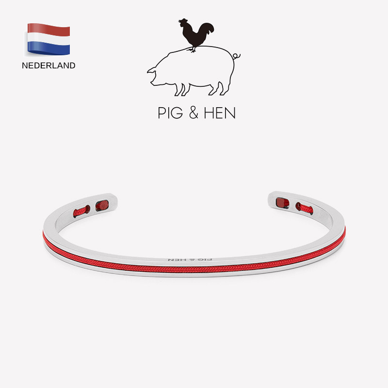 Dutch pig hen hand rope Rabbit year natal year red hand rope female rabbit bracelet couple models imported tide brand bracelet