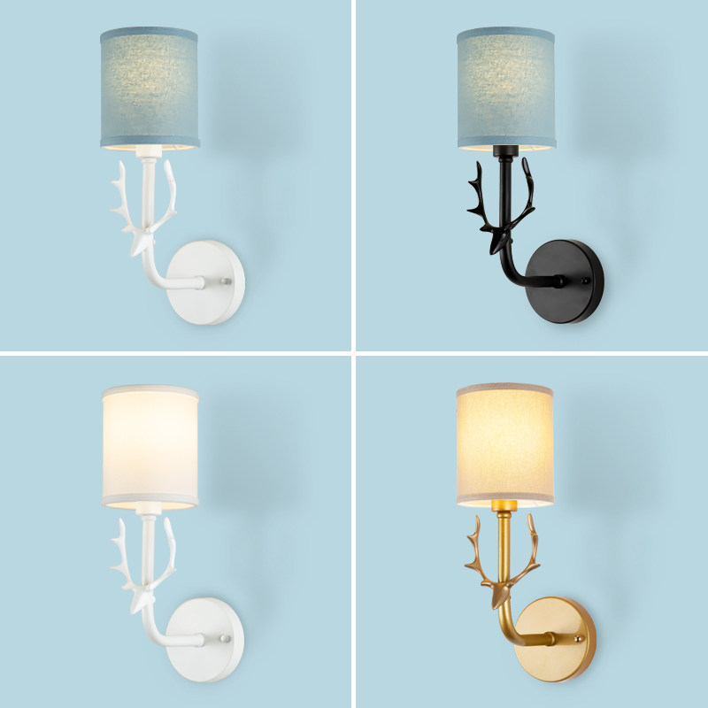 Bedside lamp wall lamp Nordic living room dining room aisle personality creative wedding room children simple modern bedroom lamps