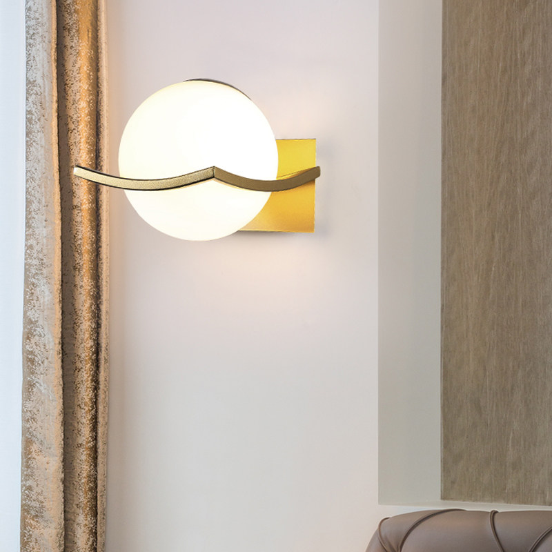 Nordic Creative Led Bedroom Wall Lamp Bedside Lamps Restaurant Living-room Hotel Hallway Aisle Lights Brief Modern-Taobao