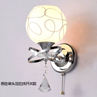 Серебряный переключатель со шнуром, 7W