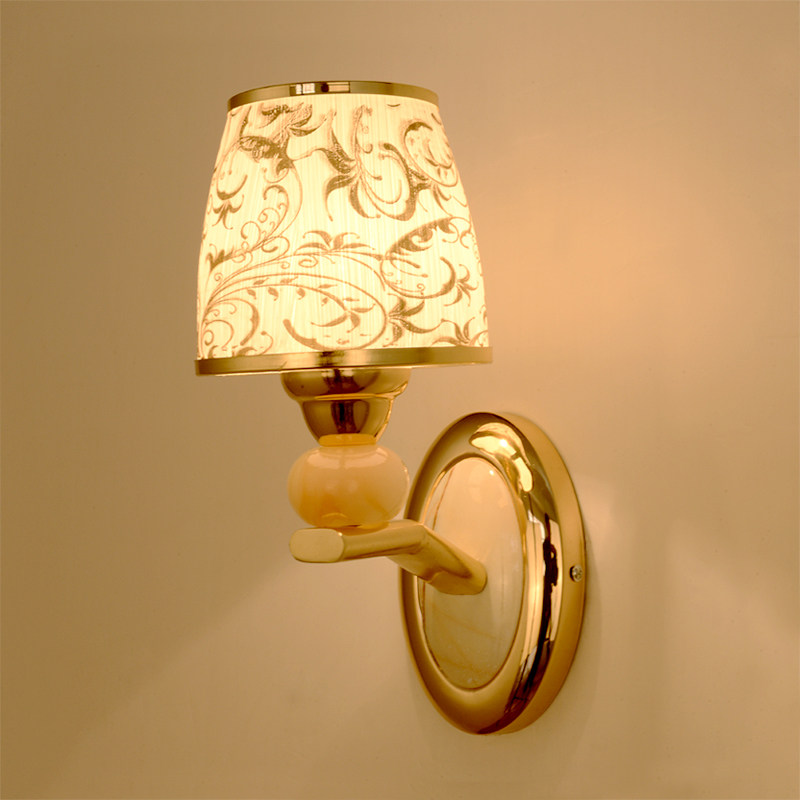 Wall lamp Simple modern led bedroom warm bedside lamp European and American living Room balcony Stair aisle background wall