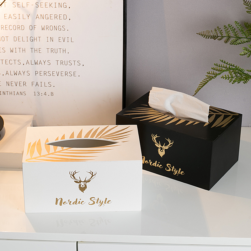 Commercial toilet paper box modern minimalist light extravaganza Elk Tissue Box Bedroom Creative Bedside Dining Hall Home of the Wind