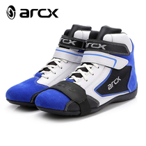 arcx Yaku leather outdoor motorcycle anti-slip breathable riding shoes mens street car locomotive boots summer