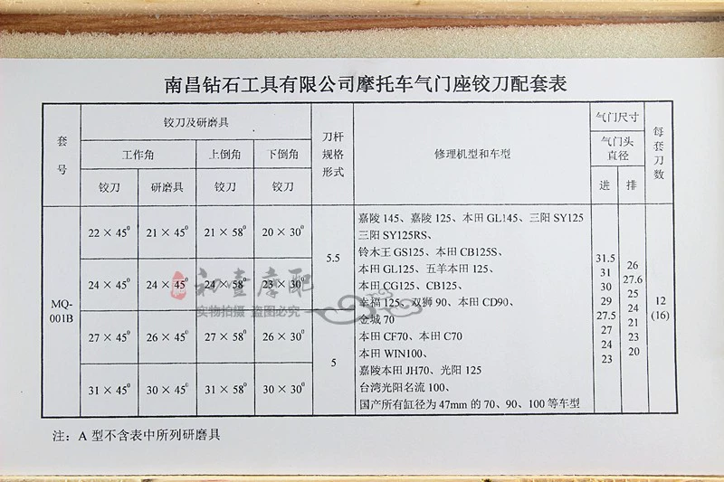 Phụ tùng xe máy Công cụ sửa chữa Sửa chữa Nanchang Khoan Van chỗ ngồi Reamer Vận chuyển quốc gia - Bộ sửa chữa Motrocycle mua bộ đồ nghề sửa xe máy