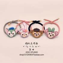 Small rubber band to give boyfriend Net red 2021 new couple a pair of bracelets star Lulu girlfriends Hairband summer