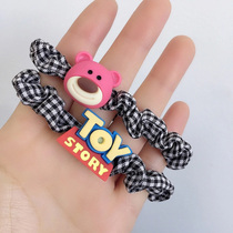 Net Red Cute Strawberry Bear Hair Rope Cartoon Teenage Girl Hair Rinds Leather Fascia Hair Sweet Size Bowel Ring Hair Accessories