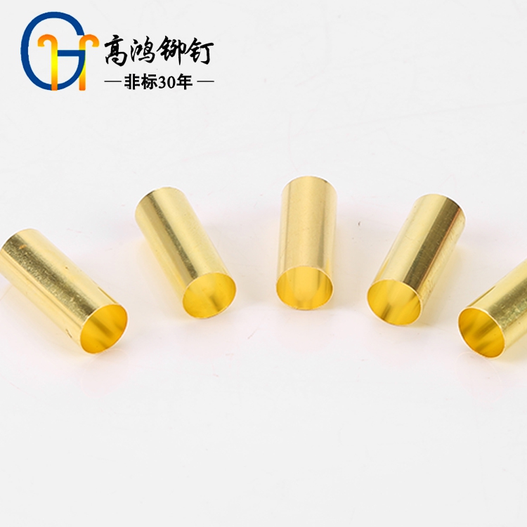 Spot Outer diameter phi 6 4*Wall thickness 0 2*Inner diameter 6mm brass casing Custom fastener copper tube