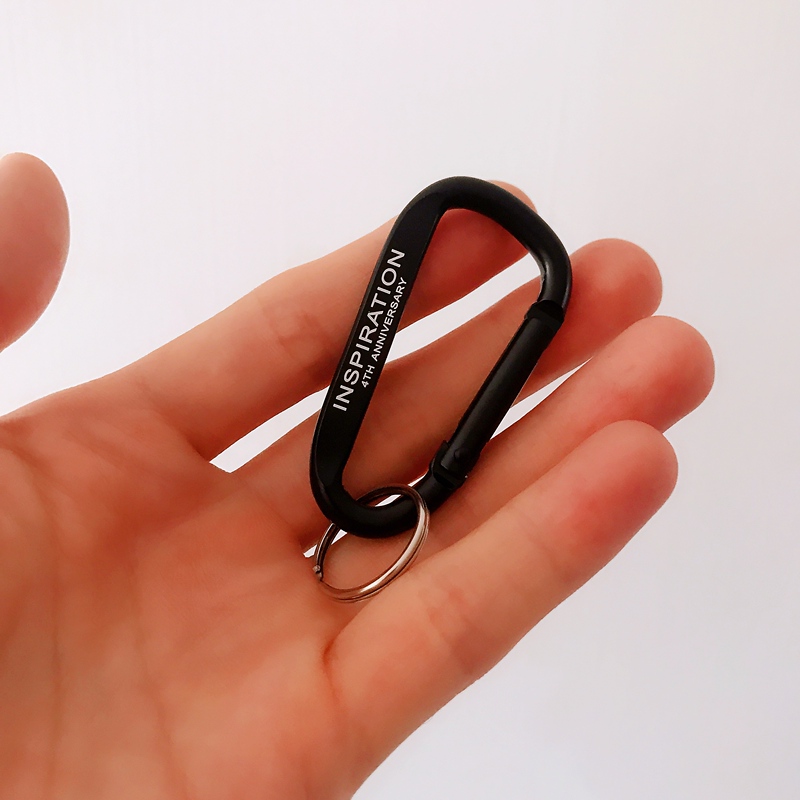 Inspiration 666 Keychain 4Th Anniversary Limited Edition Inspiration Collaboration Carabiner Trendy Pants Pendant Item