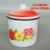 Nỗi nhớ men cốc đám cưới hi từ men jar teacup với nắp uống cốc cổ điển cốc sắt Tách