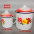 Nỗi nhớ men cốc đám cưới hi từ men jar teacup với nắp uống cốc cổ điển cốc sắt Tách