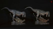 Tyrannosaurus hunting nail dragon scene finished product