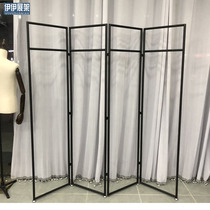  Clothing store display rack Floor-to-ceiling simple womens clothing store shelf Nakajima rack screen window display rack partition folding