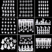 Love Novelty Christmas Bell Christmas Window Post Christmas Decorations Shop Window Sticker Snowflake Stickup Glass Sticker