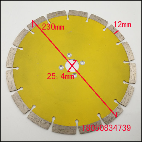Funnian manufacturing professional diamond saw blade 230X25 4 holes cut stone water slab cut wall is well used