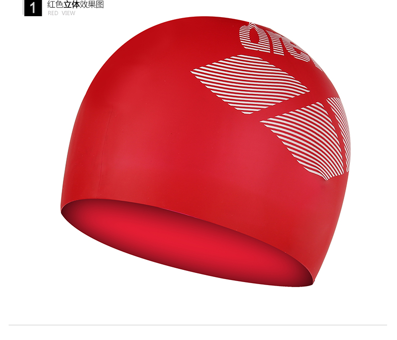 Mũ bơi Arena arina silicon mềm mại và thoải mái không thấm nước và bền thời trang sọc lớn thiết bị mũ bơi mắt kính bơi