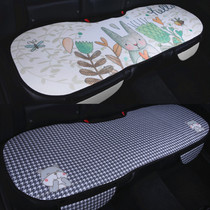 Car rear seat cushion three long cushion summer ice silk cartoon Four Seasons universal linen cute goddess seat cushion