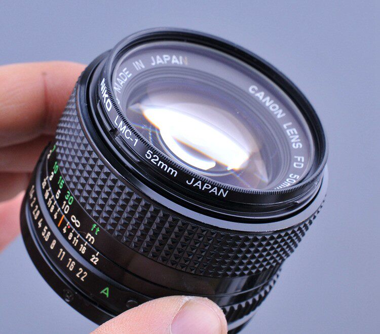 98 New Canon fd 50 1 4 Manual lenses with UV real pat Chart