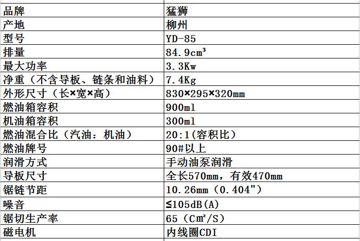 供应猛狮YD85其他