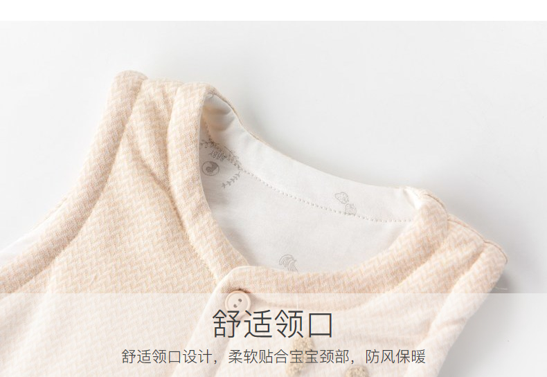 Áo thun cotton bé gái mỏng manh cộng với áo vest cotton vai mùa thu và áo cotton nam mùa đông nam nữ 3-18 tháng ra cửa hàng quần áo trẻ em