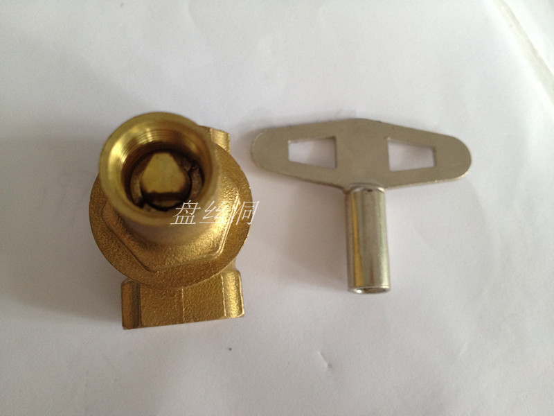 Water meter key tap water valve key inner triangular water meter front valve key