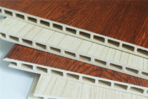 Indoor environmental protection materials Bamboo and wood fiber quick installation integrated wallboard Decorative line wallboard decorative board PVC self-adhesive