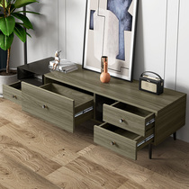 Tiantan furniture TV cabinet minimalist light luxury board wooden furniture modern simple living room storage 2 4 meters floor cabinet J