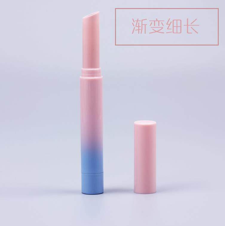 New DIY handmade lipstick empty tube powder blue gradient lipstick tube can be directly filled with 9mm lipstick lipstick pen