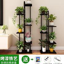 Simple aisle exquisite gardening TV cabinet side flower stand living room top porch Assembly green plant Outdoor