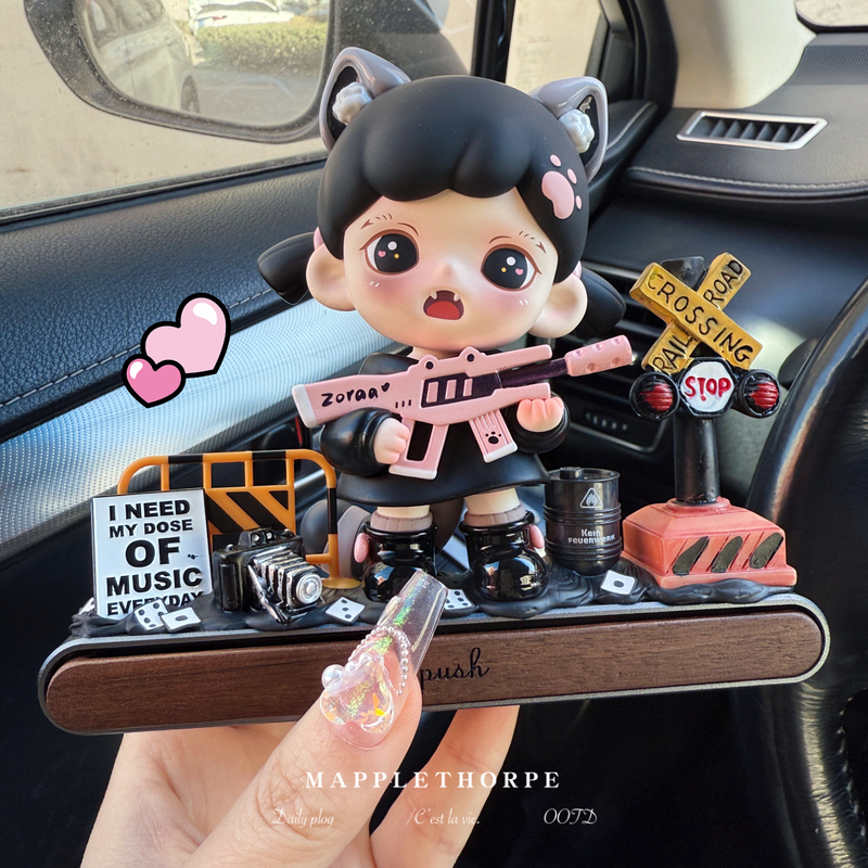 Authentic Zoraa I'M the Big Boss Temporary Parking Car Number Plate Car Accessories Ornament Gift for Girlfriend