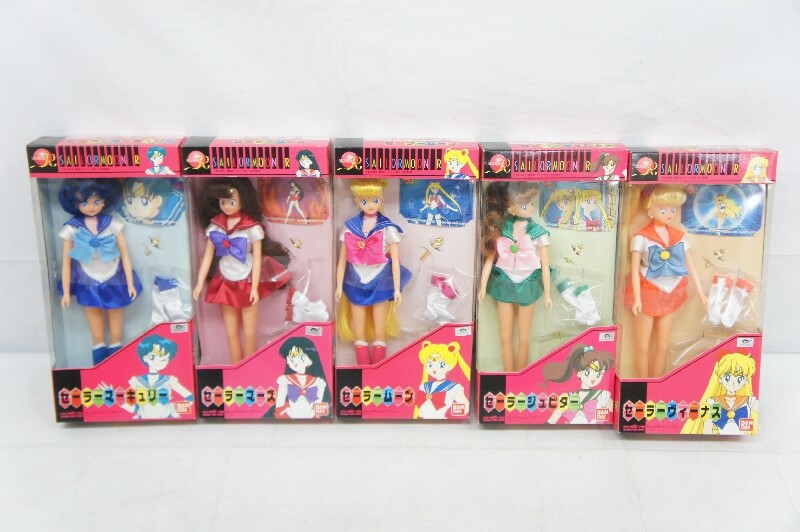Genuine Sailor Moon Doll Doll Sailor Five Warriors Sailor Moon Jupiter Mars Venus Mercury