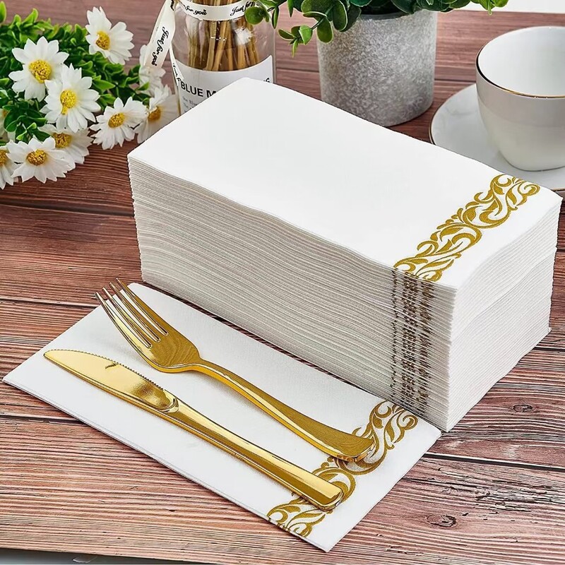 Dust-Free Napkins Amazon Cross-Border Dust-Free Paper Napkins Export Western-Style Napkins Gold Silver Rose Gold Business Gifts Dust-Free Napkins Amazon Cross-Border Dust-Free Paper Napkins Export Western-Style Napkins Gold Silver Rose Gold Business Gifts